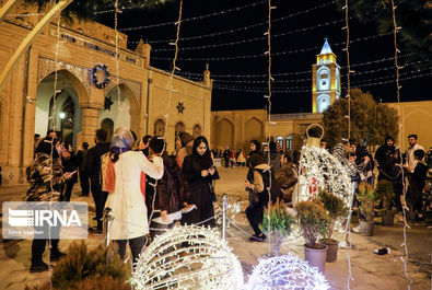 جشن سال نو میلادی در کلیسای وانک در محله جلفای اصفهان