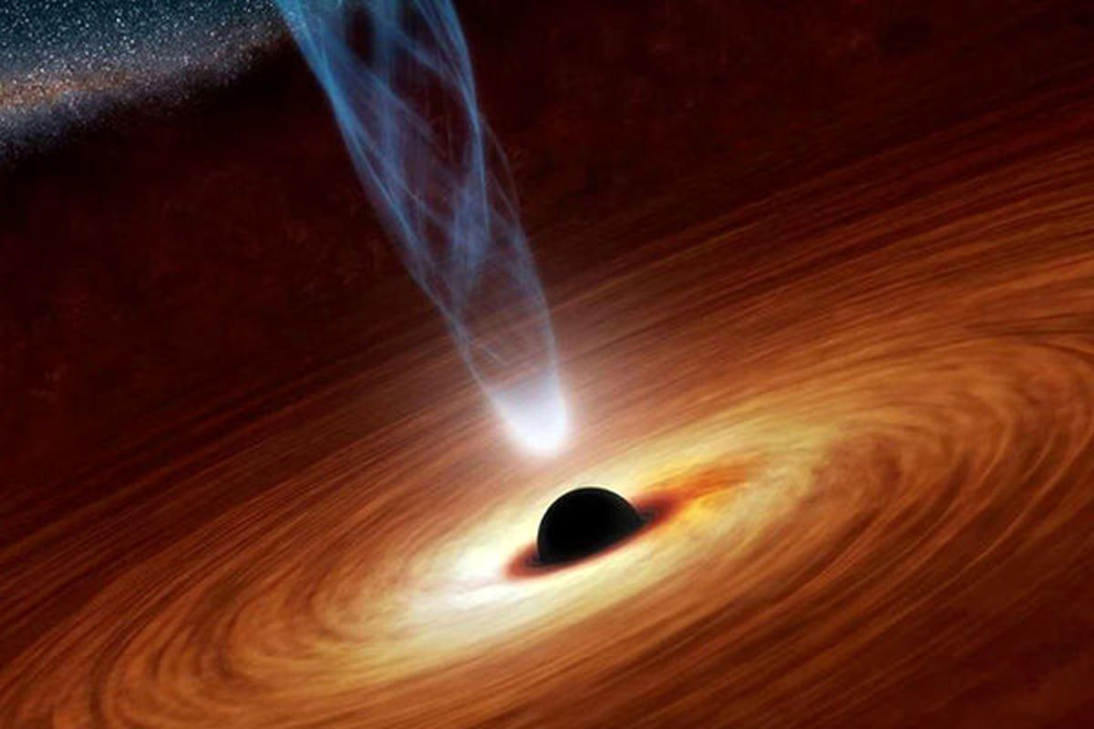 تصویر دیدنی از یک سیاه‌چاله هنگام بلعیدن یک ستاره+عکس