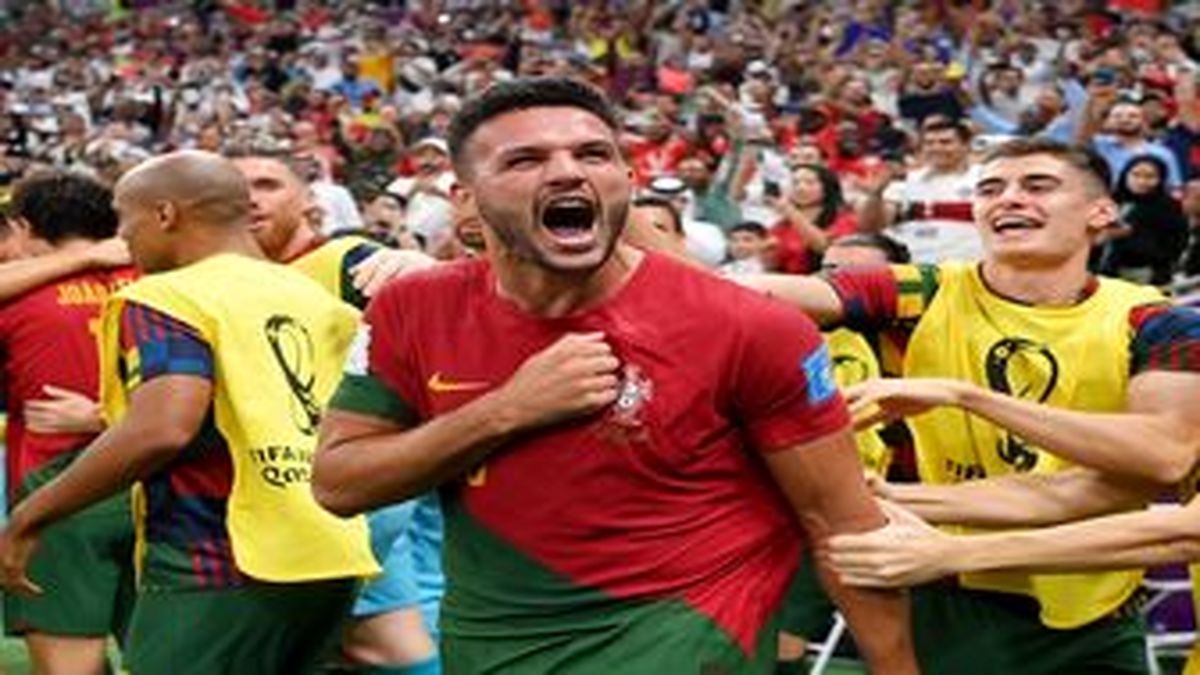 همه نگاه ها در جام جهانی 2022 به رکورد شکنی دیشب جانشین رونالدو دوخته شد!